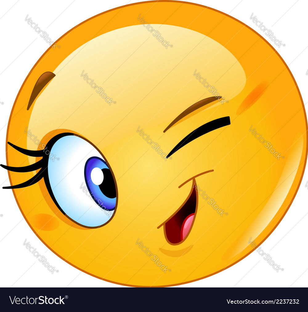 Free Wink Emoji Transparent, Download Free Wink Emoji