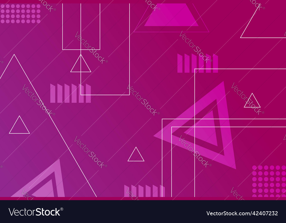 Gradient geometric shape background