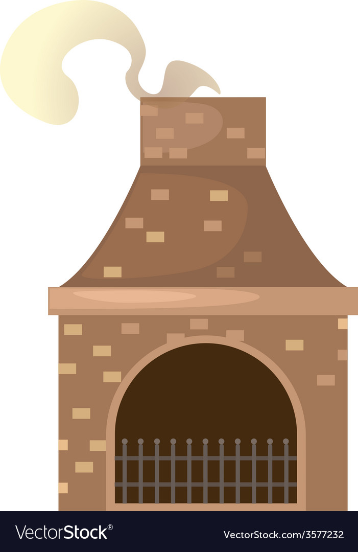 House brick chimney