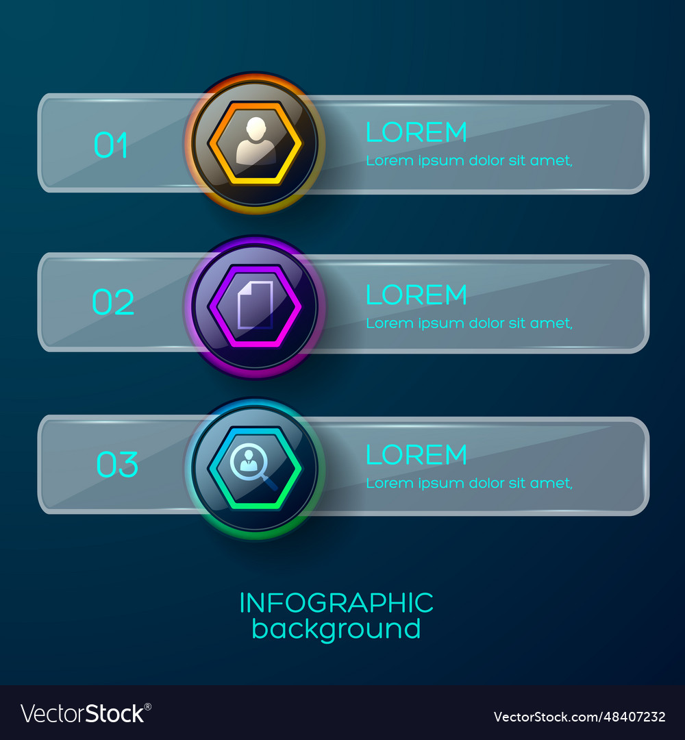 Infografik Menüoptionen Hintergrund