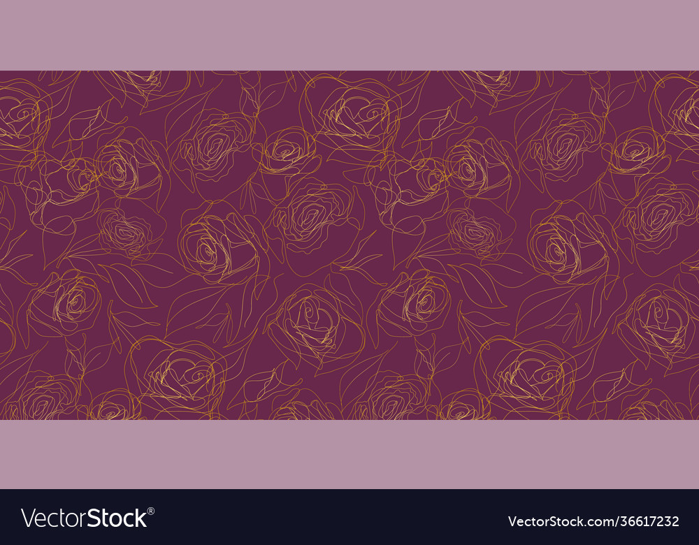 Luxurious gold and rose purple background