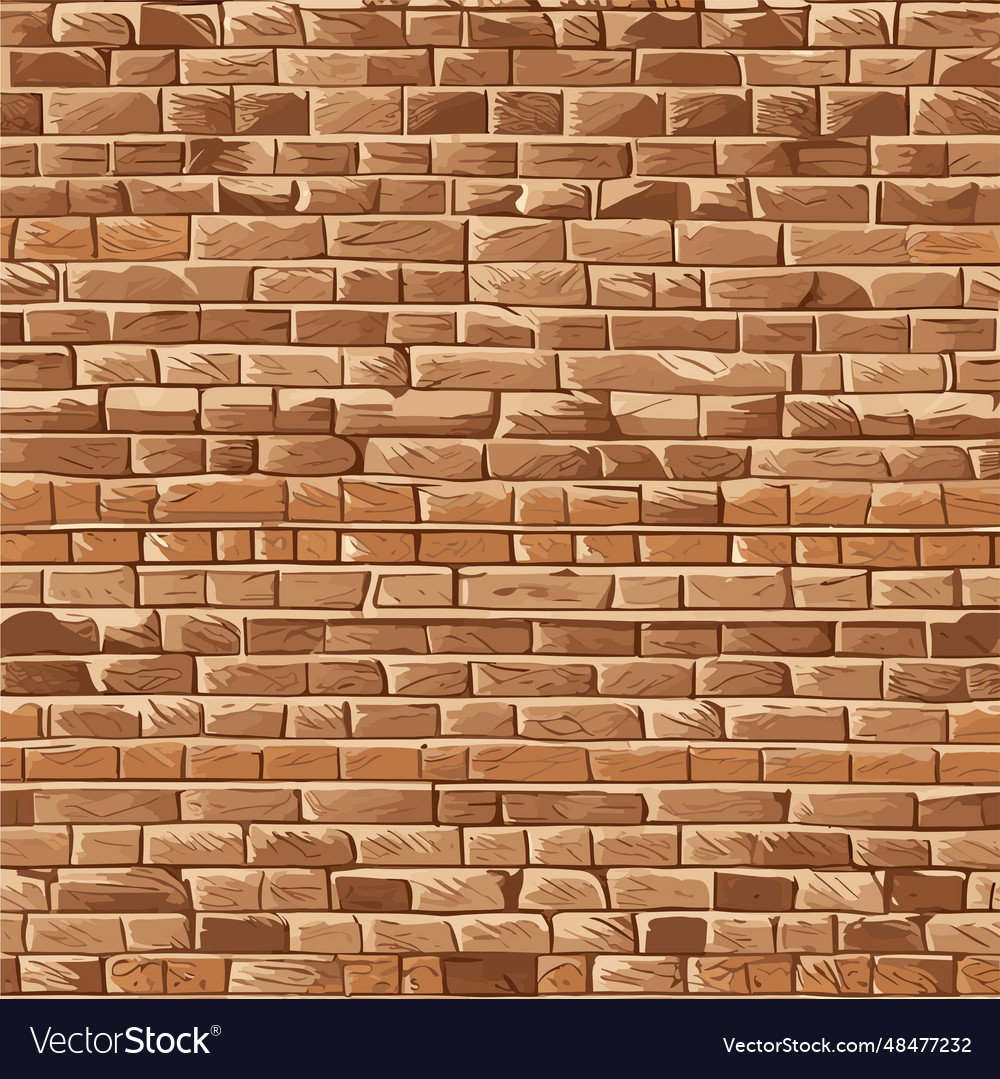 Old brick wall background stone texture vector image Old brick wall background stone texture