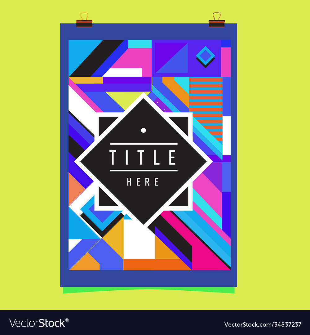 Abstract colorful geometric pattern background