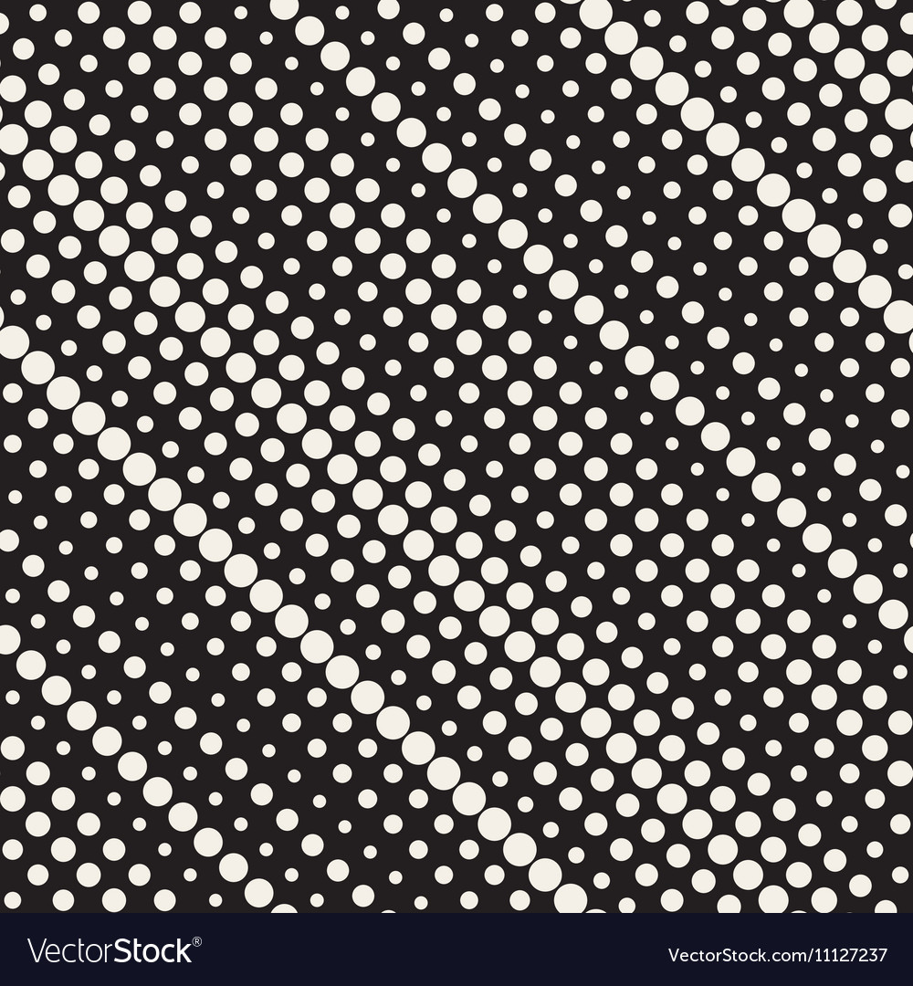 Diagonal Halftone Circle Pattern