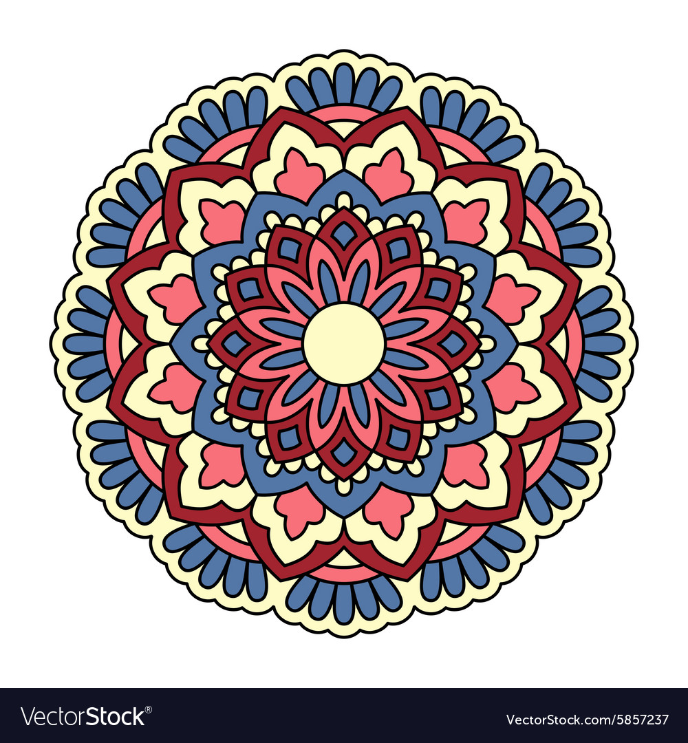 Mandala ornamental round pattern