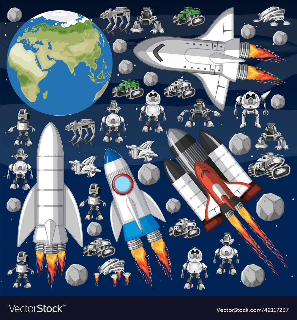 Set of space objects