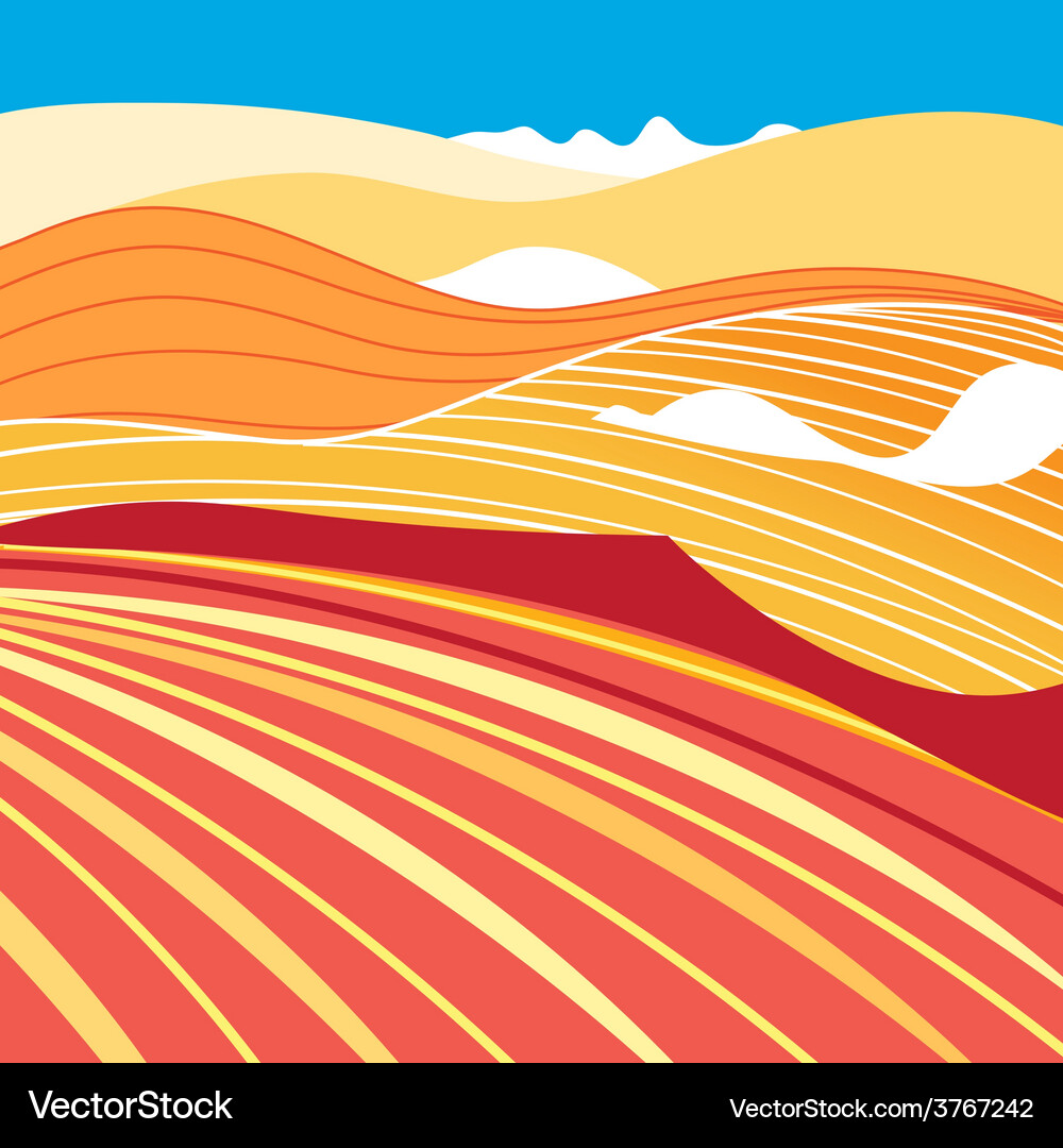 Desert Royalty Free Vector Image - VectorStock