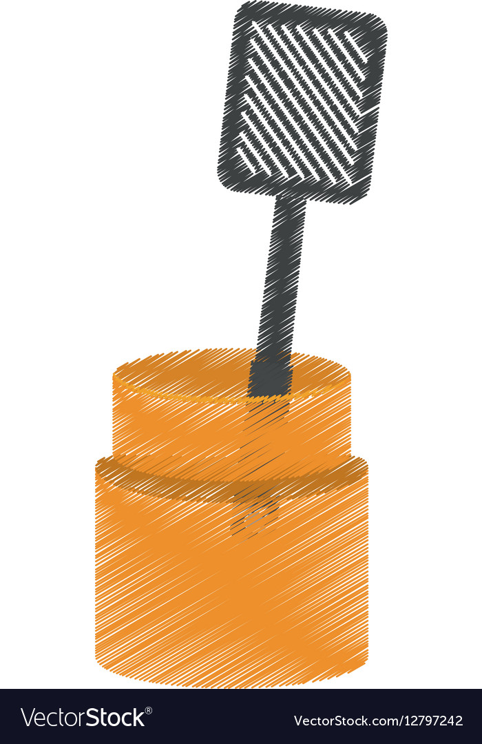 Drawing grilled spatula container utensil kitchen