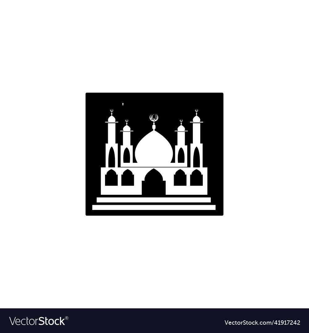 Mosque icon logo image Royalty Free Vector Image