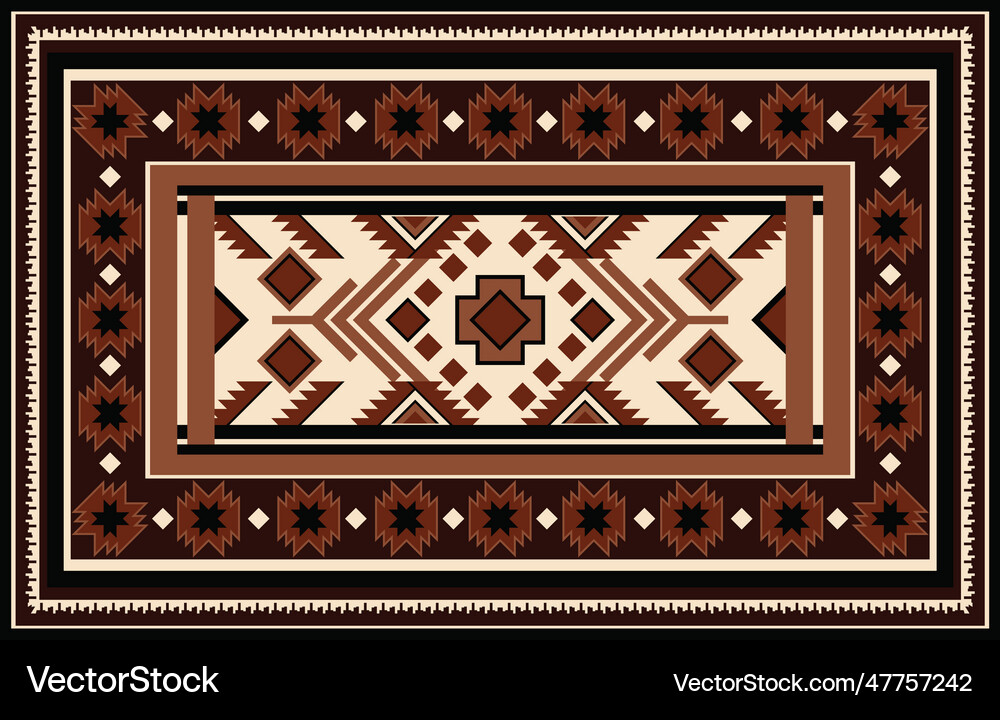 Native american pattern aztec design pattern Vector Image
