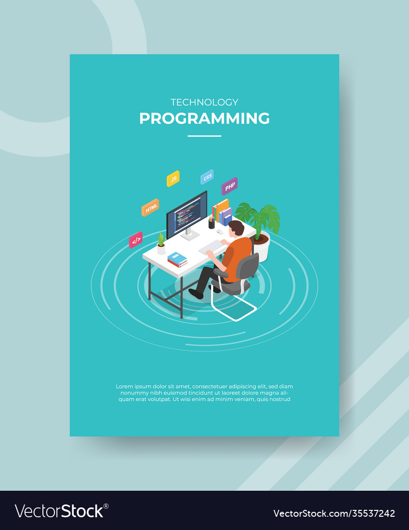 Programmierkonzept - Mann am Computer
