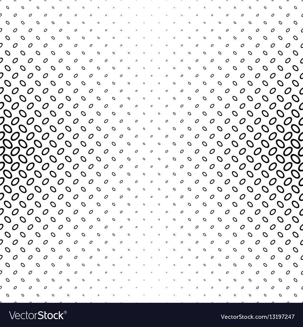 Abstract monochrome ellipse pattern design