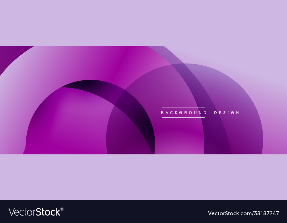 Abstract overlapping lines and circles geometric vector image Abstract overlapping lines and circles geometric