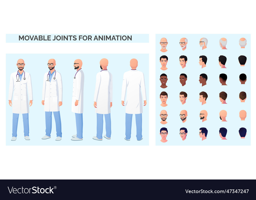 Doctor character creation with multiple