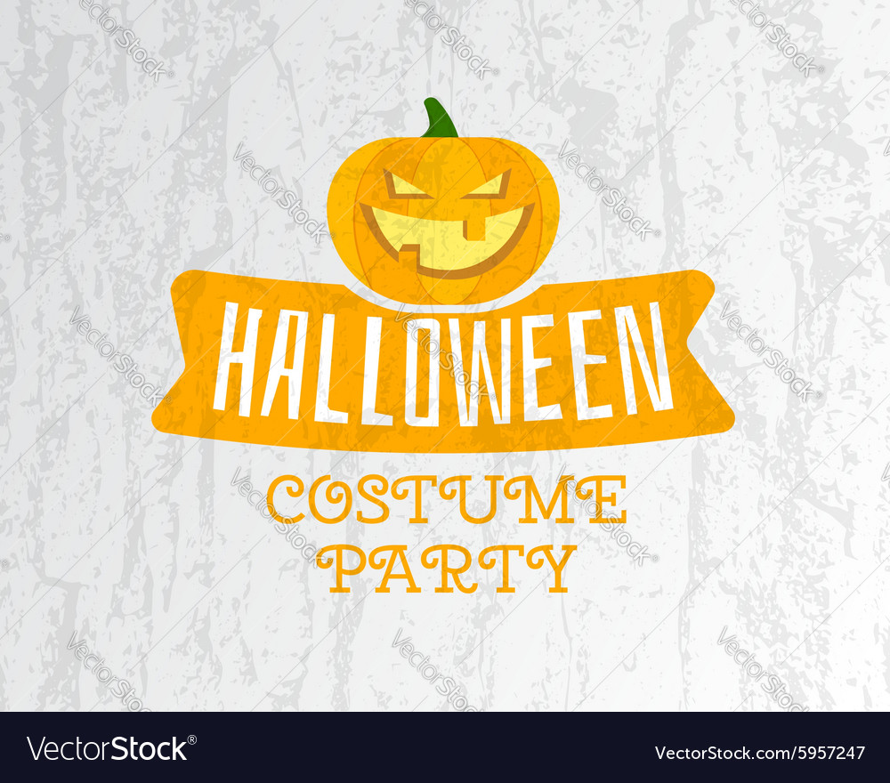 Happy halloween costume party flyer template Vector Image In Halloween Costume Party Flyer Templates