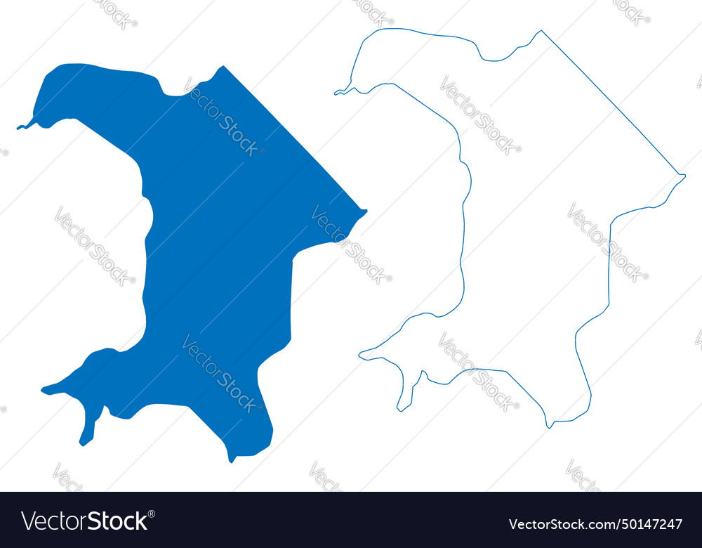 Ojo de agua lake mexico united mexican states map Vector Image