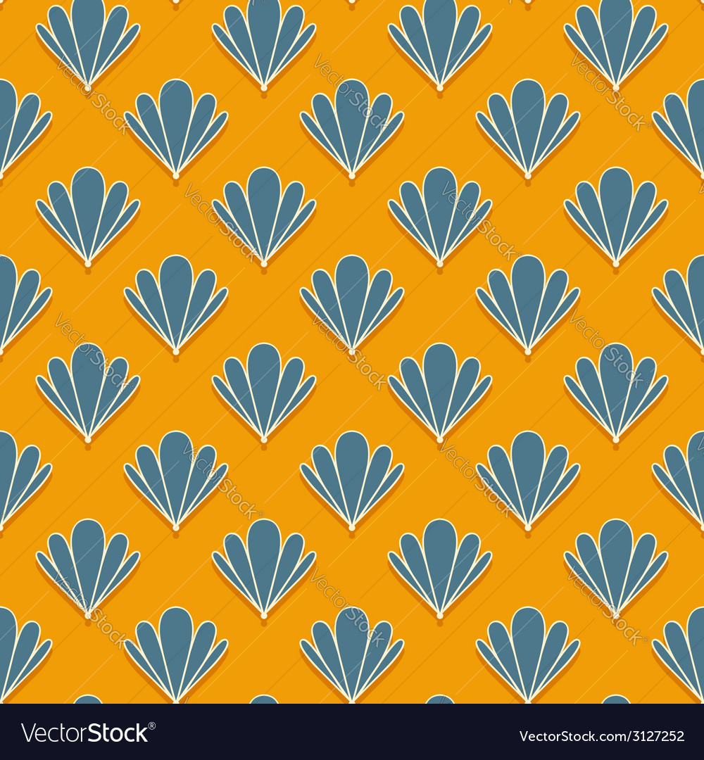 Abstract Seashell Pattern