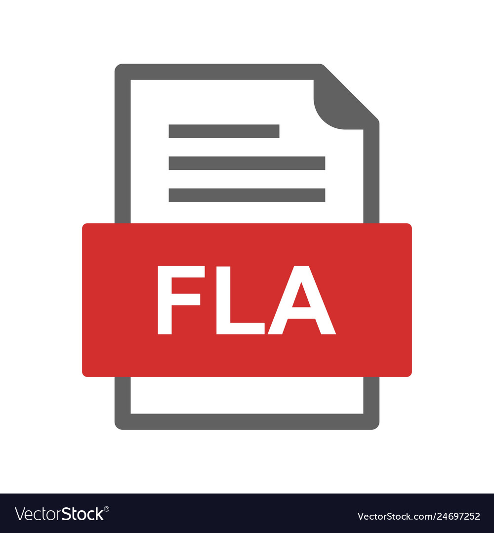 Fla file document icon