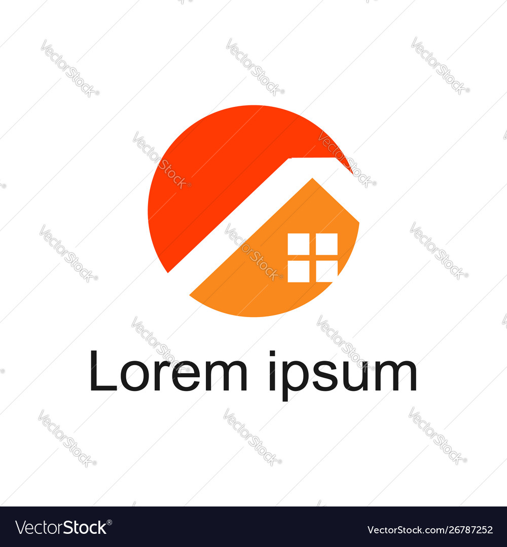 House logomodern design Royalty Free Vector Image