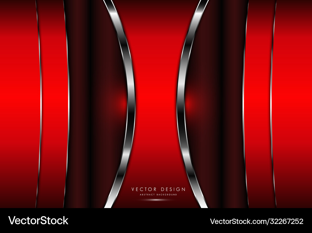 Red metallic background Royalty Free Vector Image