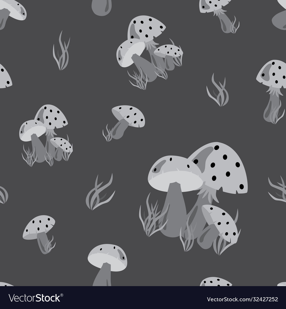 Redcap mushroom repeat pattern