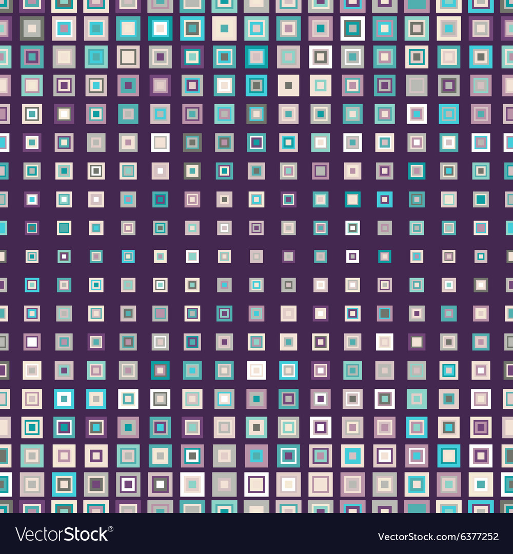 Seamless pattern with squares