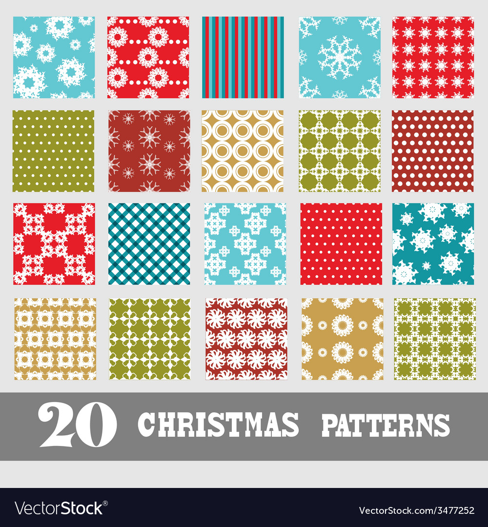 Seamless patterns set