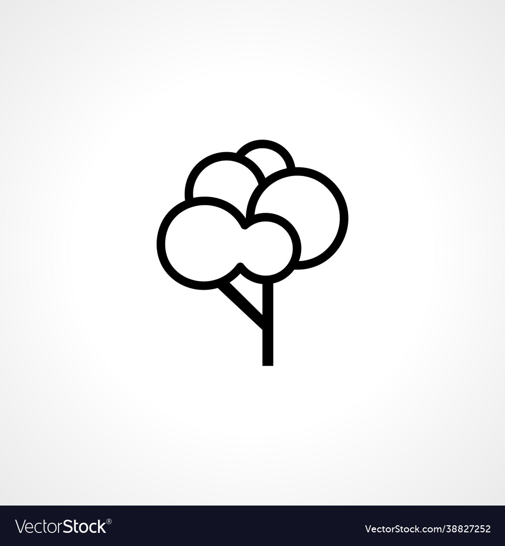 Tree icon simple isolated