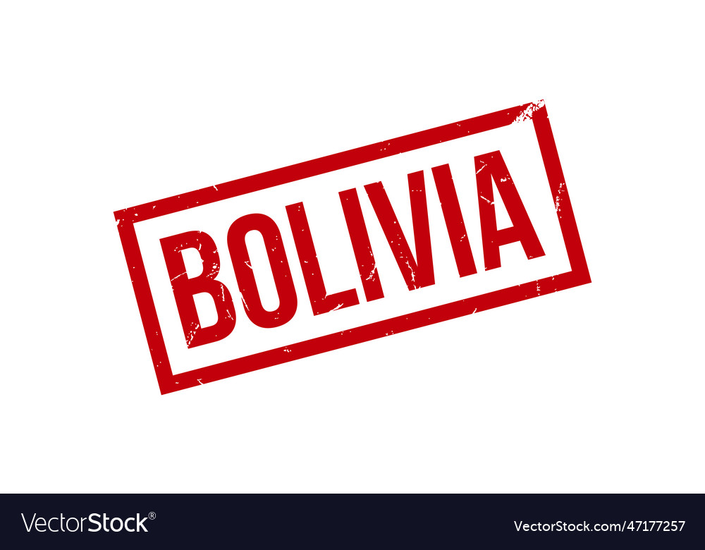 Bolivia rubber stamp seal