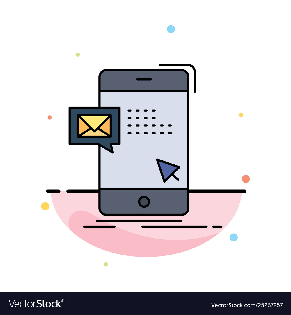 Bulk Dialog Instant-Mail-Nachricht flache Farbe Symbol Vector Image Bulk Dialog Instant-Mail-Nachricht flache Farbe Symbol