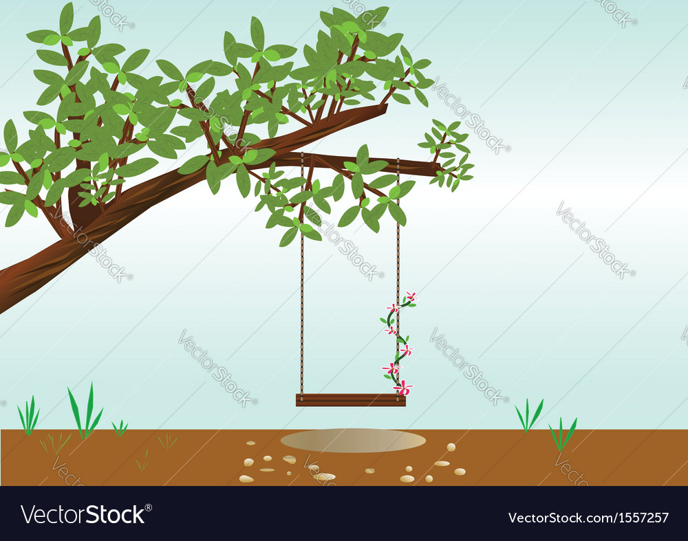 Empty Swings on a Tree