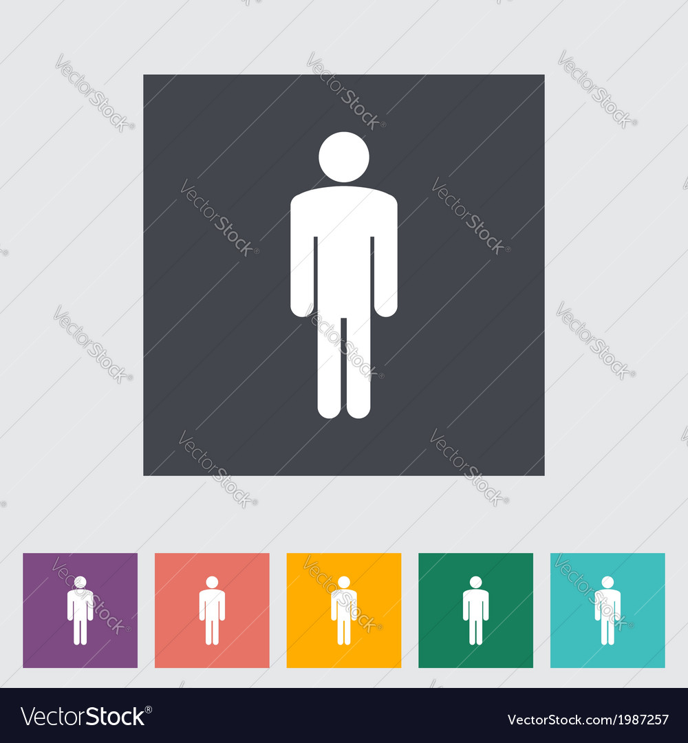 Male gender sign Royalty Free Vector Image - VectorStock