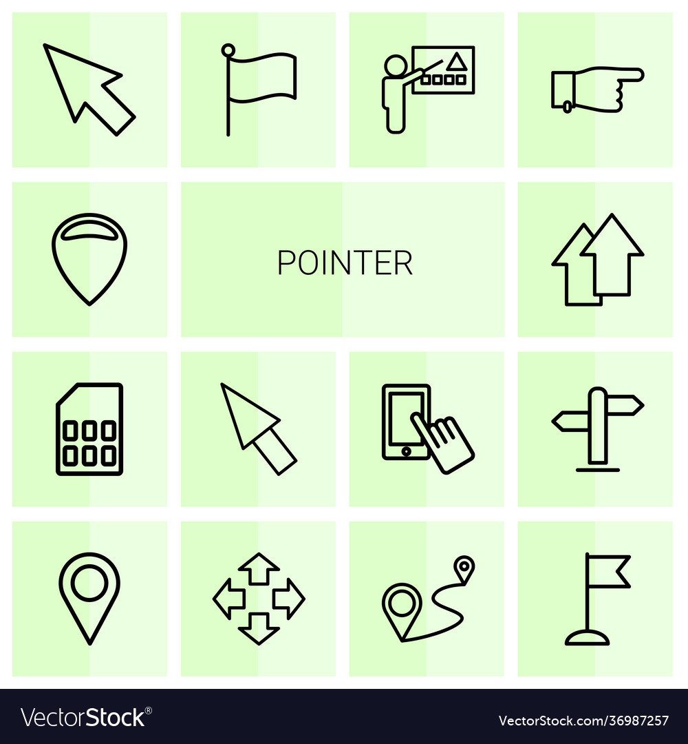 Pointer icons