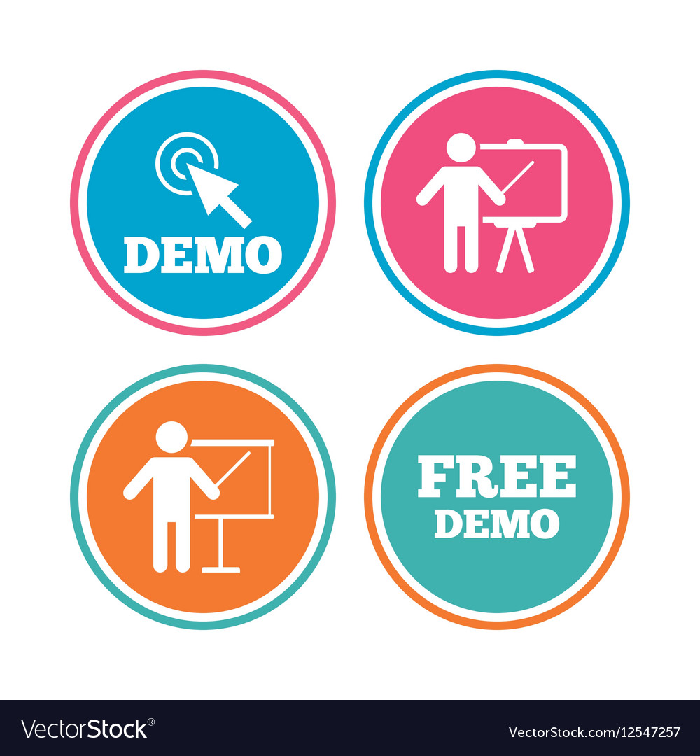 Presentation Demo with Cursor Icon