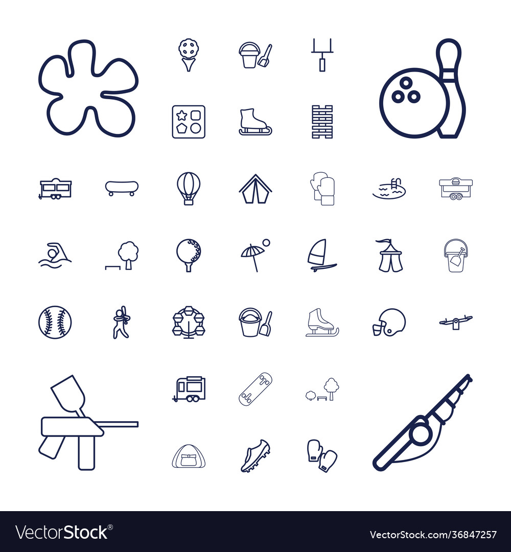 Recreation icons