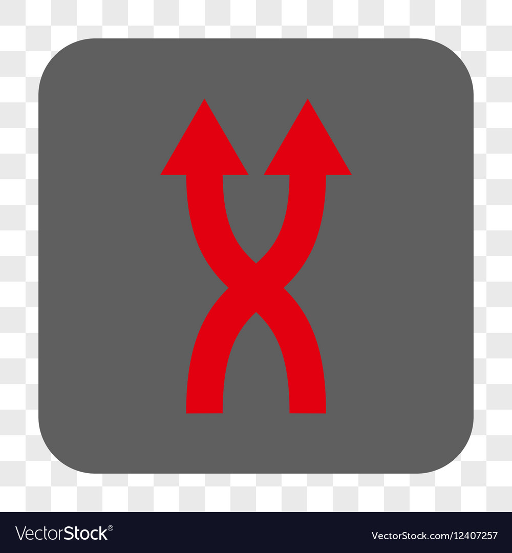 Shuffle arrows up rounded square button