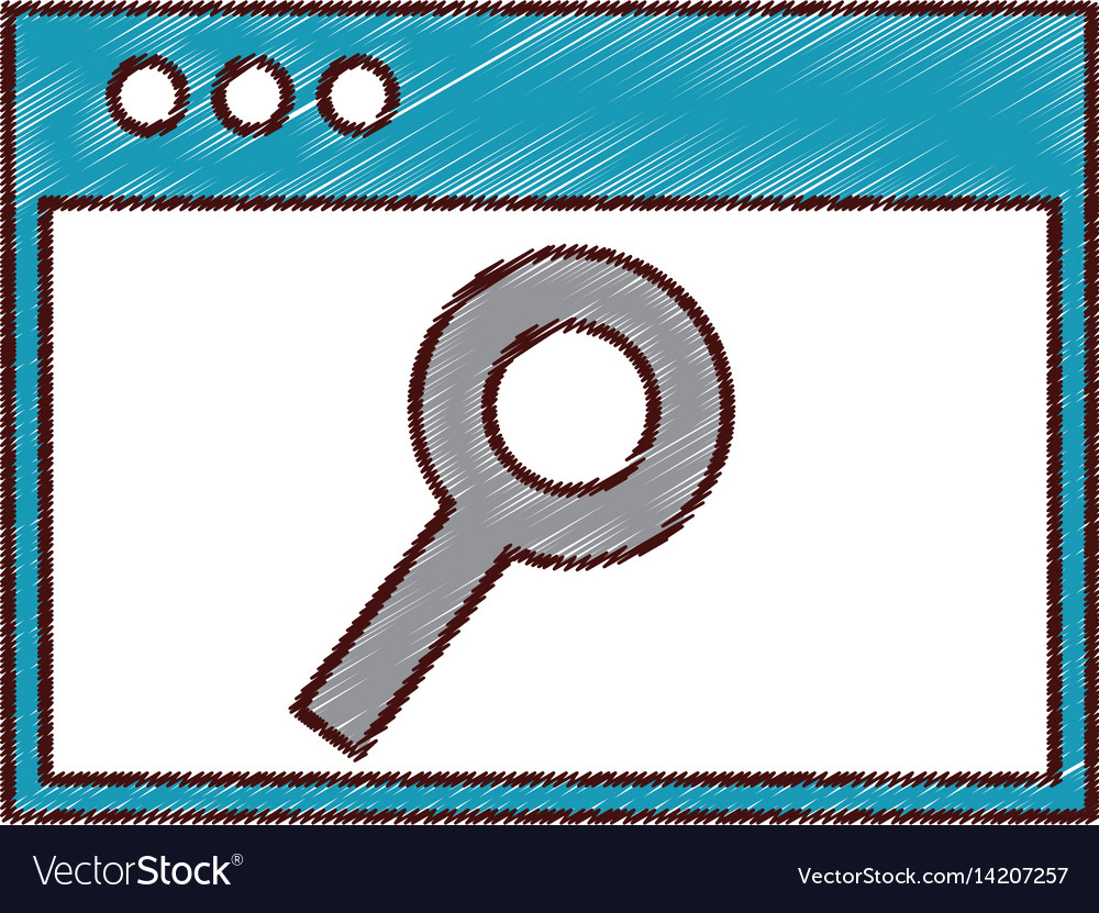 Template webpage isolated icon