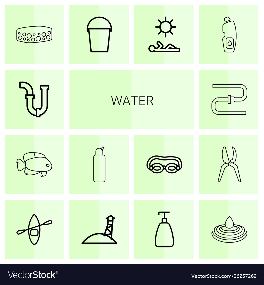 14 water icons