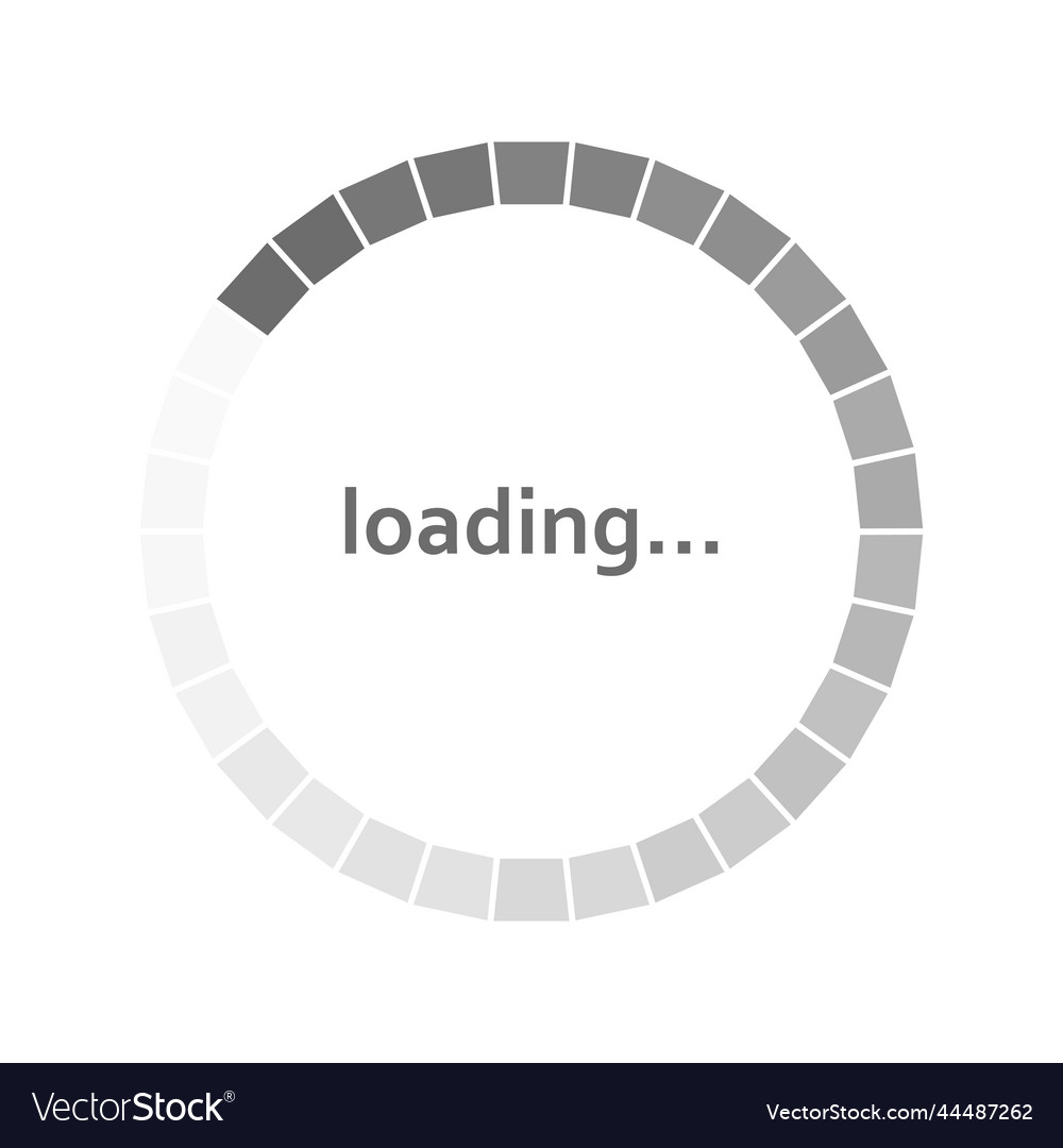 Circle scale download status progress