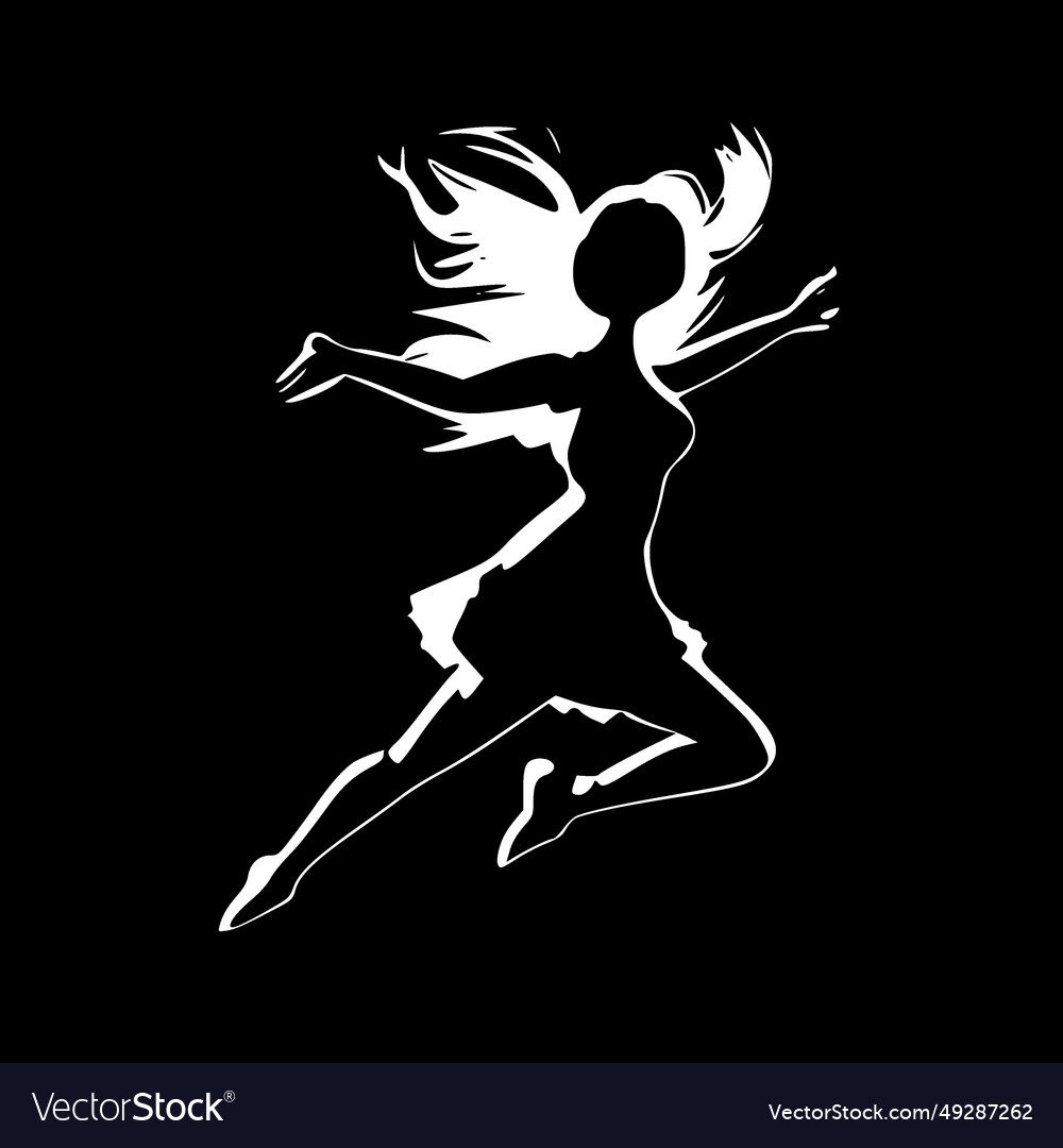 Dance - minimalist and simple silhouette