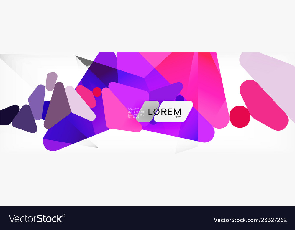 Mosaic triangular low poly style abstract vector image Mosaic triangular low poly style abstract