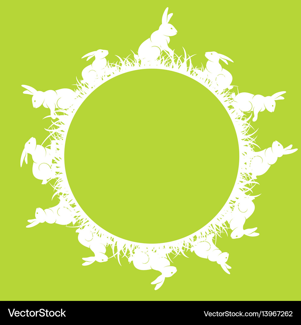 Rabbits Royalty Free Vector Image - VectorStock