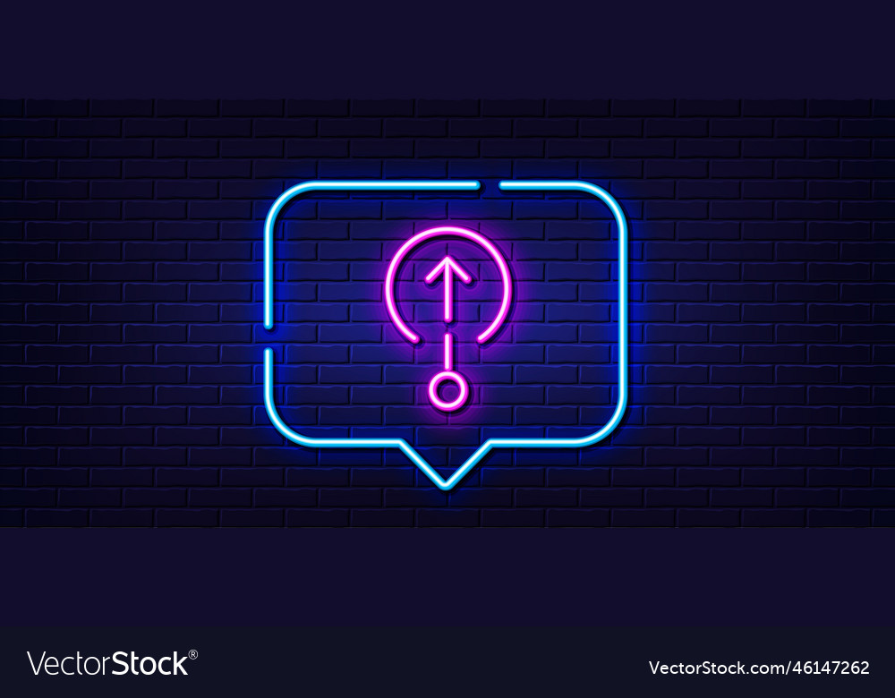 Swipe up line icon scrolling arrow sign landing vector image Swipe up line icon scrolling arrow sign landing