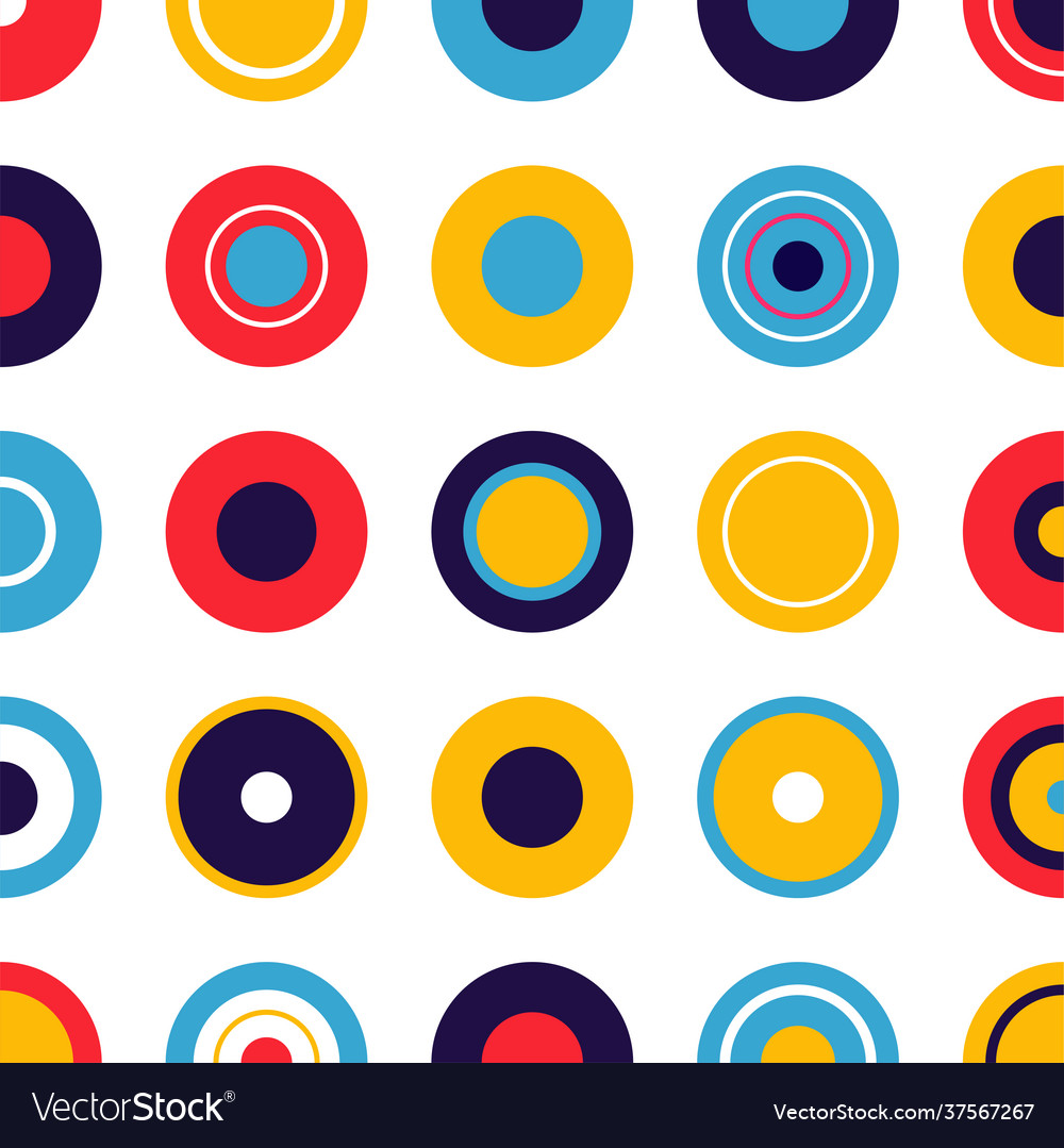 Circles pattern colorful background
