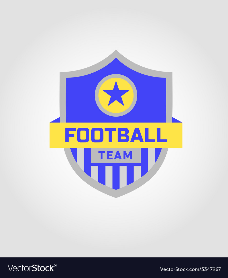 Football Shield Logo Template