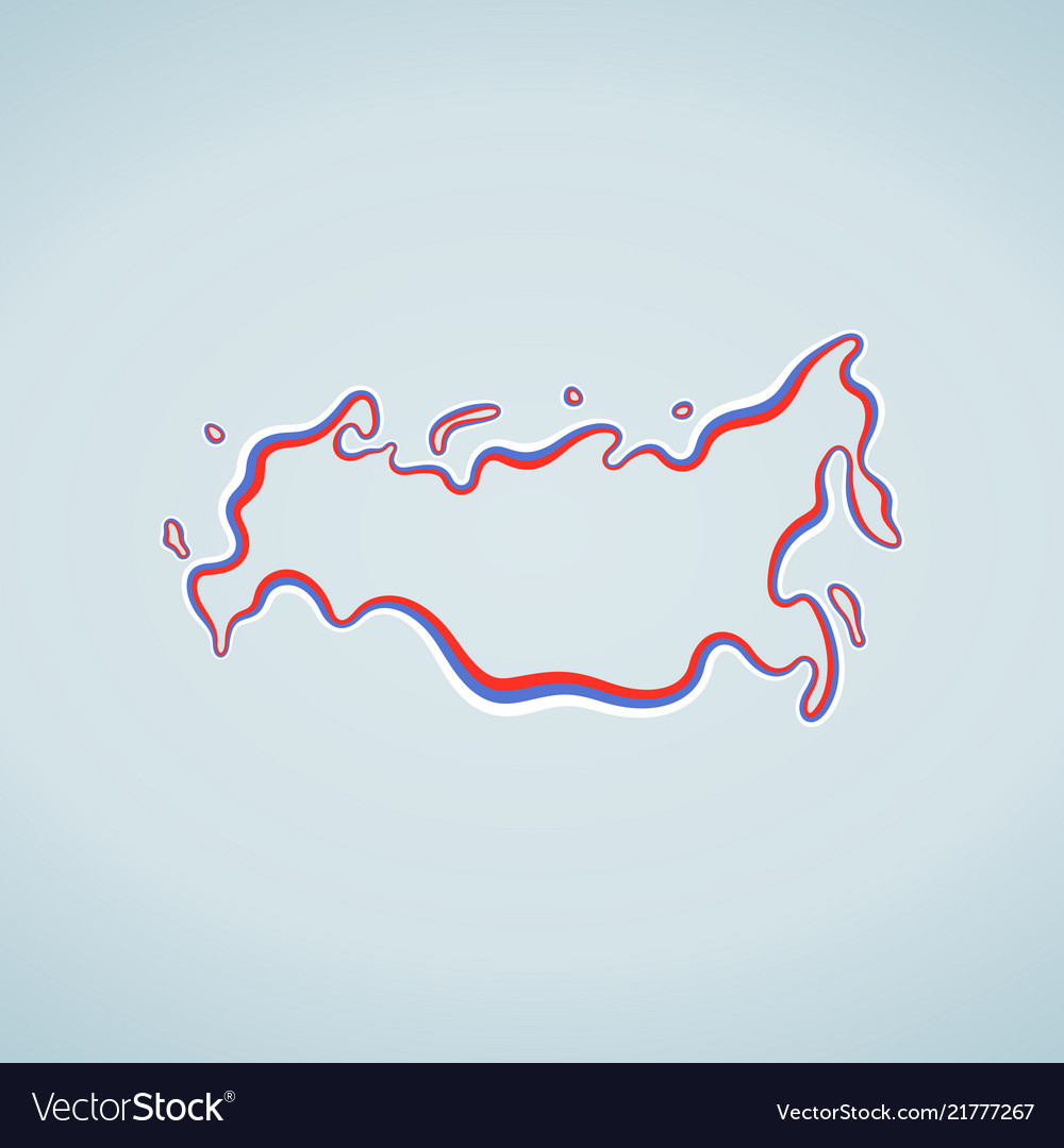 Russia - outline map