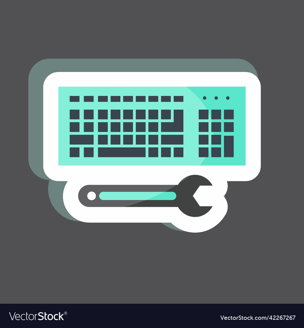 Sticker code engineering suitable for data vector image Sticker code engineering suitable for data