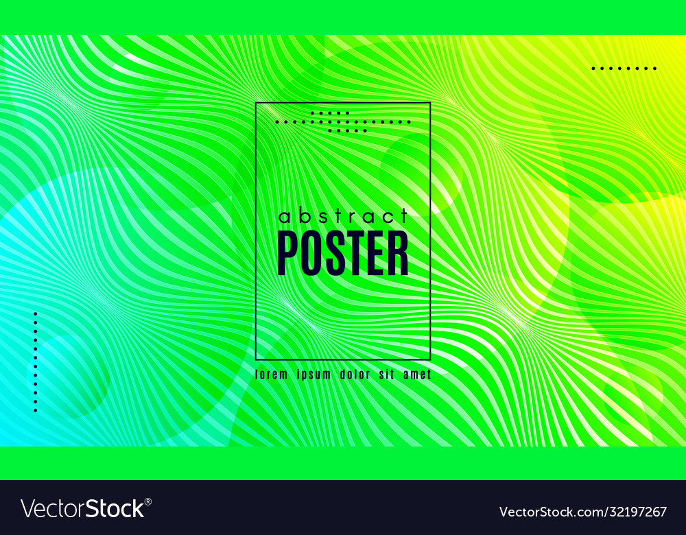 Wave abstract background with color fluid shapes vector image Wave abstract background with color fluid shapes