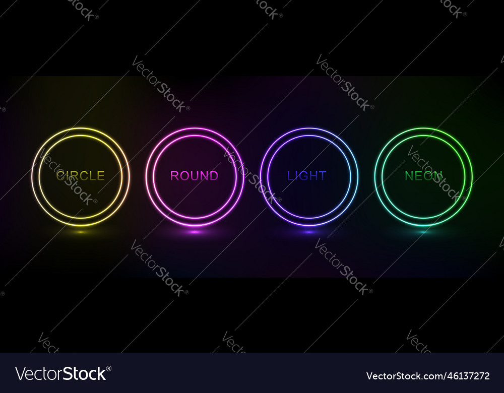 Abstract cosmic dynamic color circle background vector image Abstract cosmic dynamic color circle background