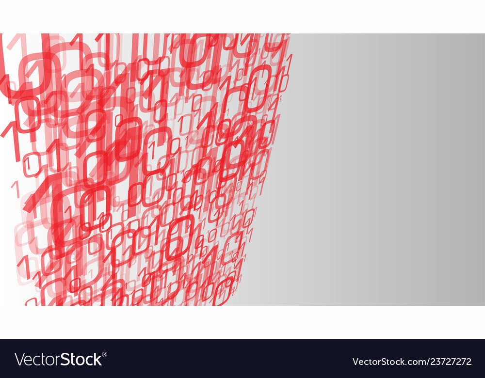 Algorithm Maschine lernen Zeros ones abstrakt vector image Algorithm Maschine lernen Zeros ones abstrakt